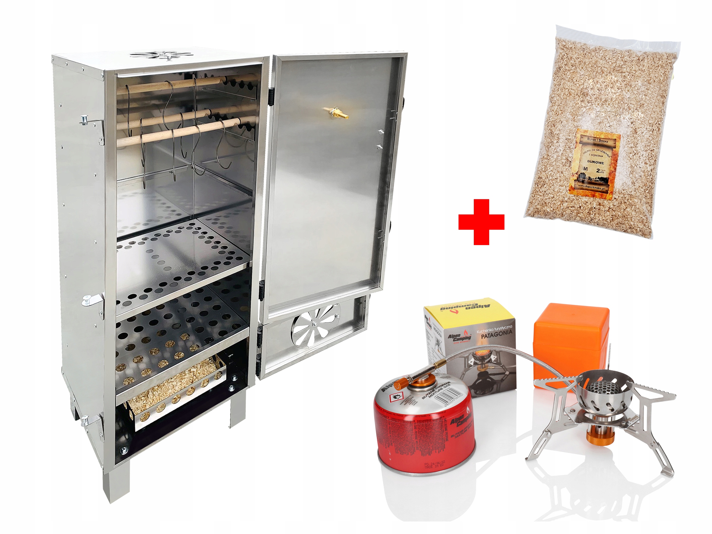 Udírna Nerezová Ocel Zahradní sporák plyn