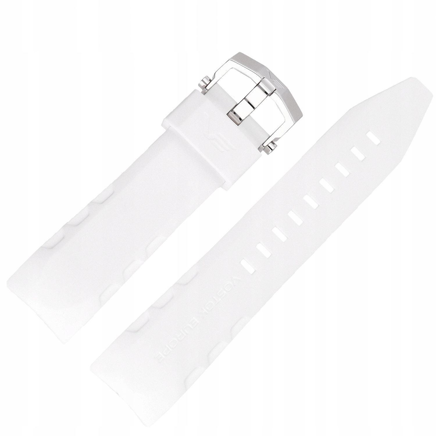Pásek Lunokhod Silikon (A636) bílý s lesklou kl.