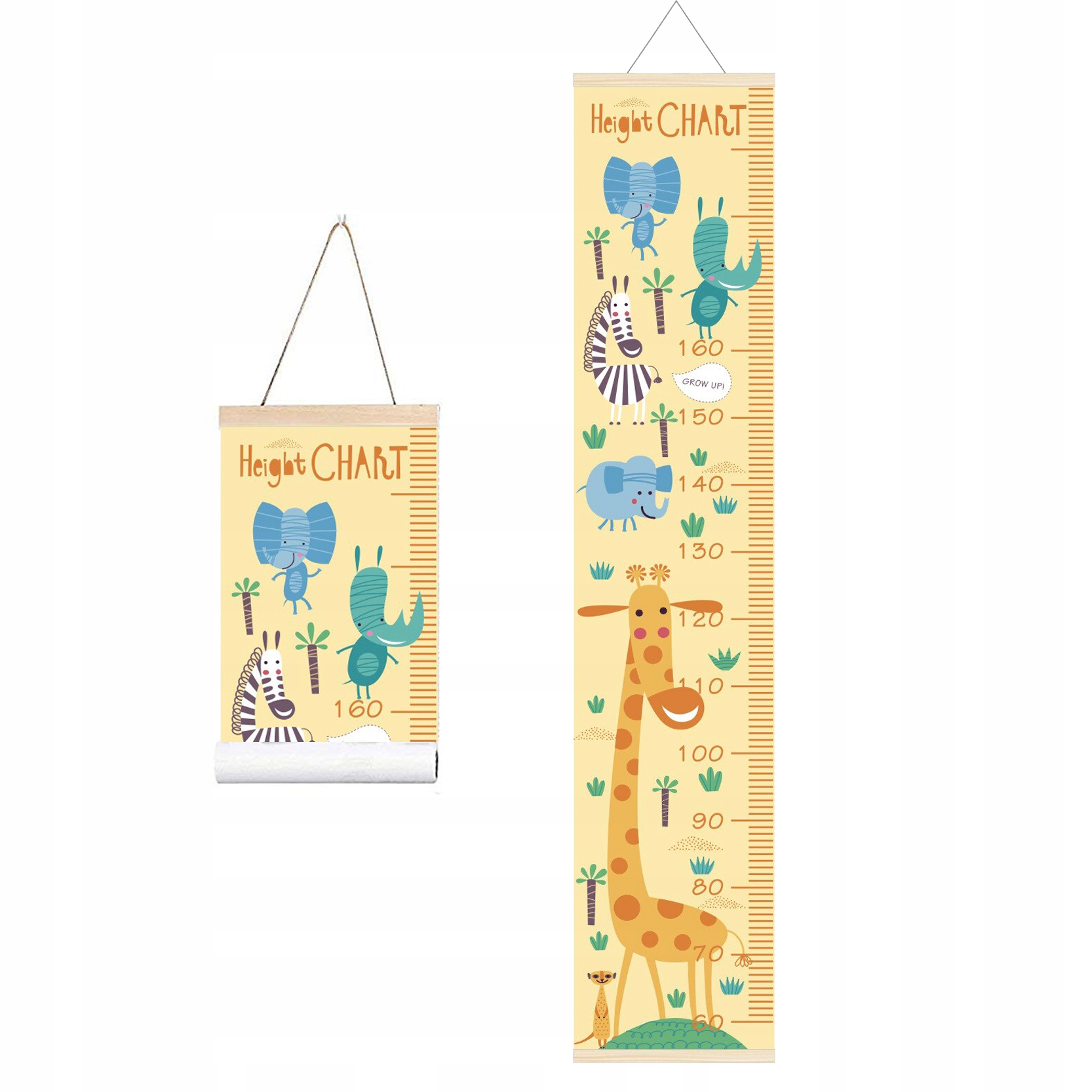 

Miarka Wzrostu Na Ścianę Wisząca Płótno 200X30 CM