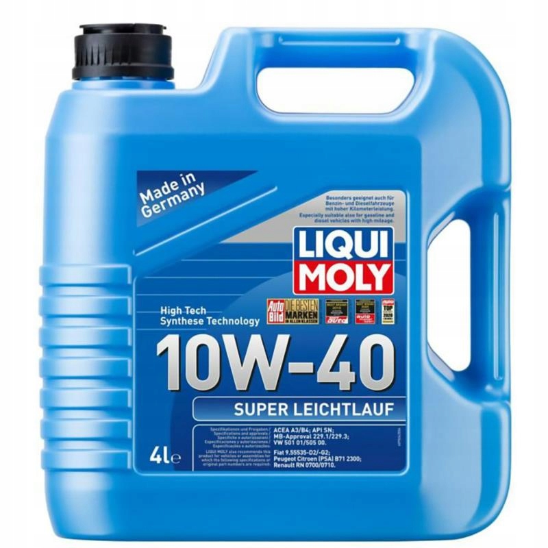 Liqui Moly High Tech Leichtlauf 10w40 4L 9504 olej silnikowy do sil