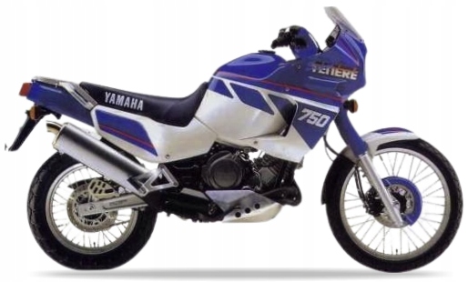 Samolepky Na Motocykl Juula Pro Yamaha Xtz 750 Tenere 1989 Modré
