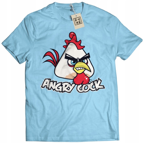 

Koszulka Angry Cock Angry Birds parodia L