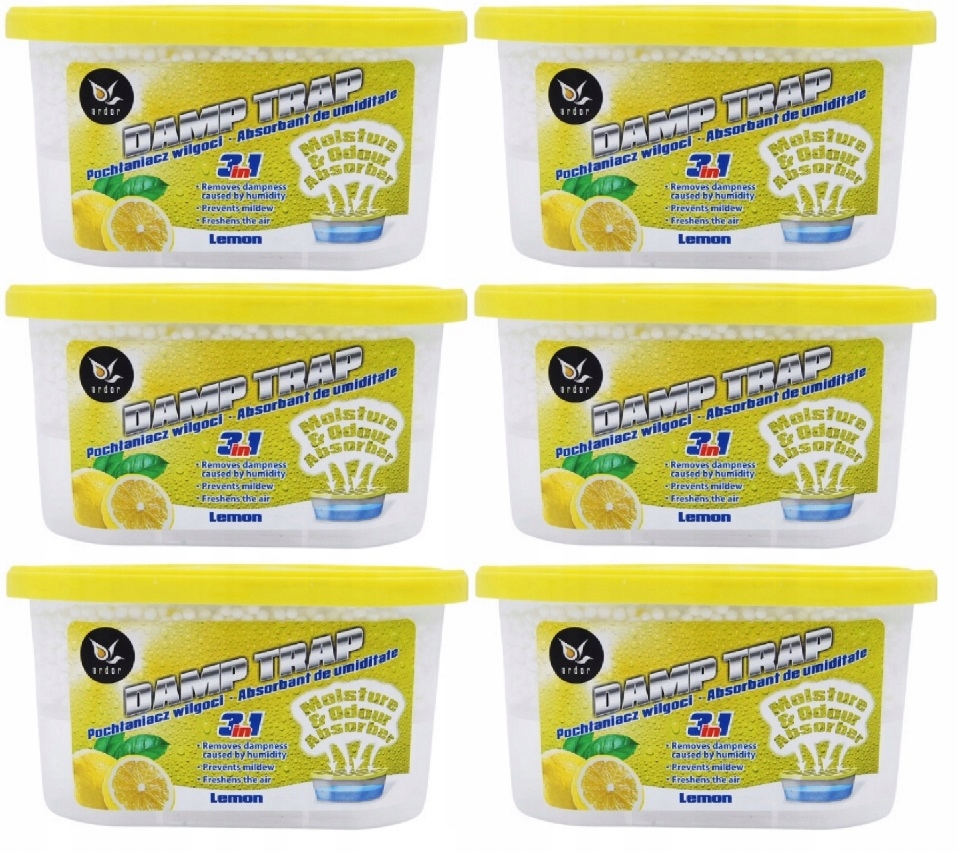 

Ardor Pochłaniacz Wilgoci 3w1 Lemon Zestaw 6x400ml
