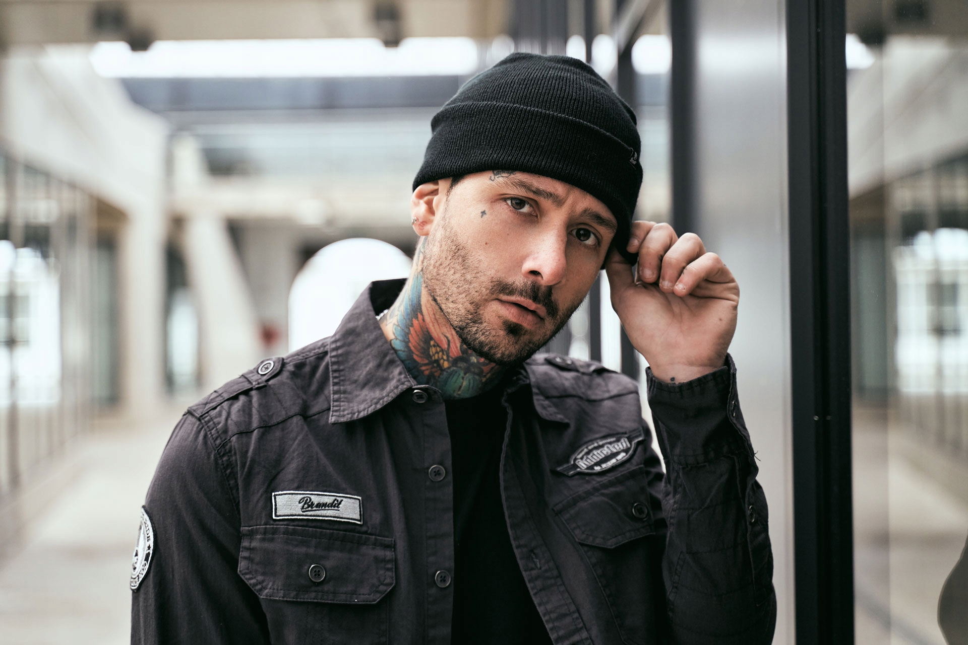 Koszula BRANDIT Luis Vintageshirt black L Marka Brandit