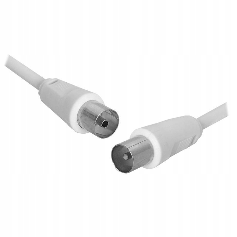 

kabel Rf Wtyk Tv Gniazdo Tv 1.8m biały
