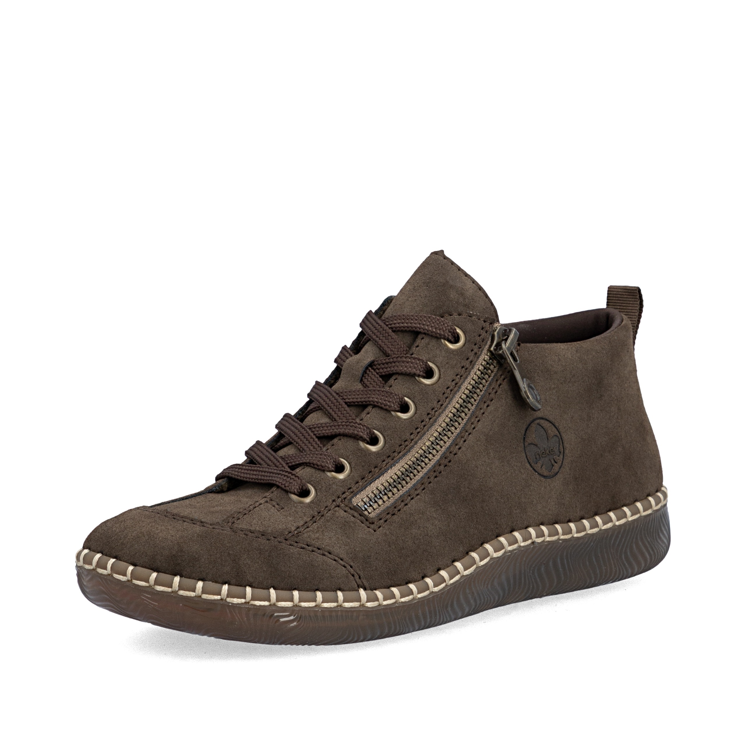Rieker Antistress Dámské Zateplené Polobotky N2414-25 S Vytahovací Stélkou vel.43