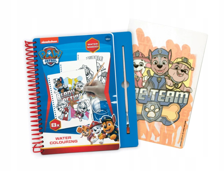 

Psi Patrol Nickelodeon Kolorowanka Malowanie Wodą