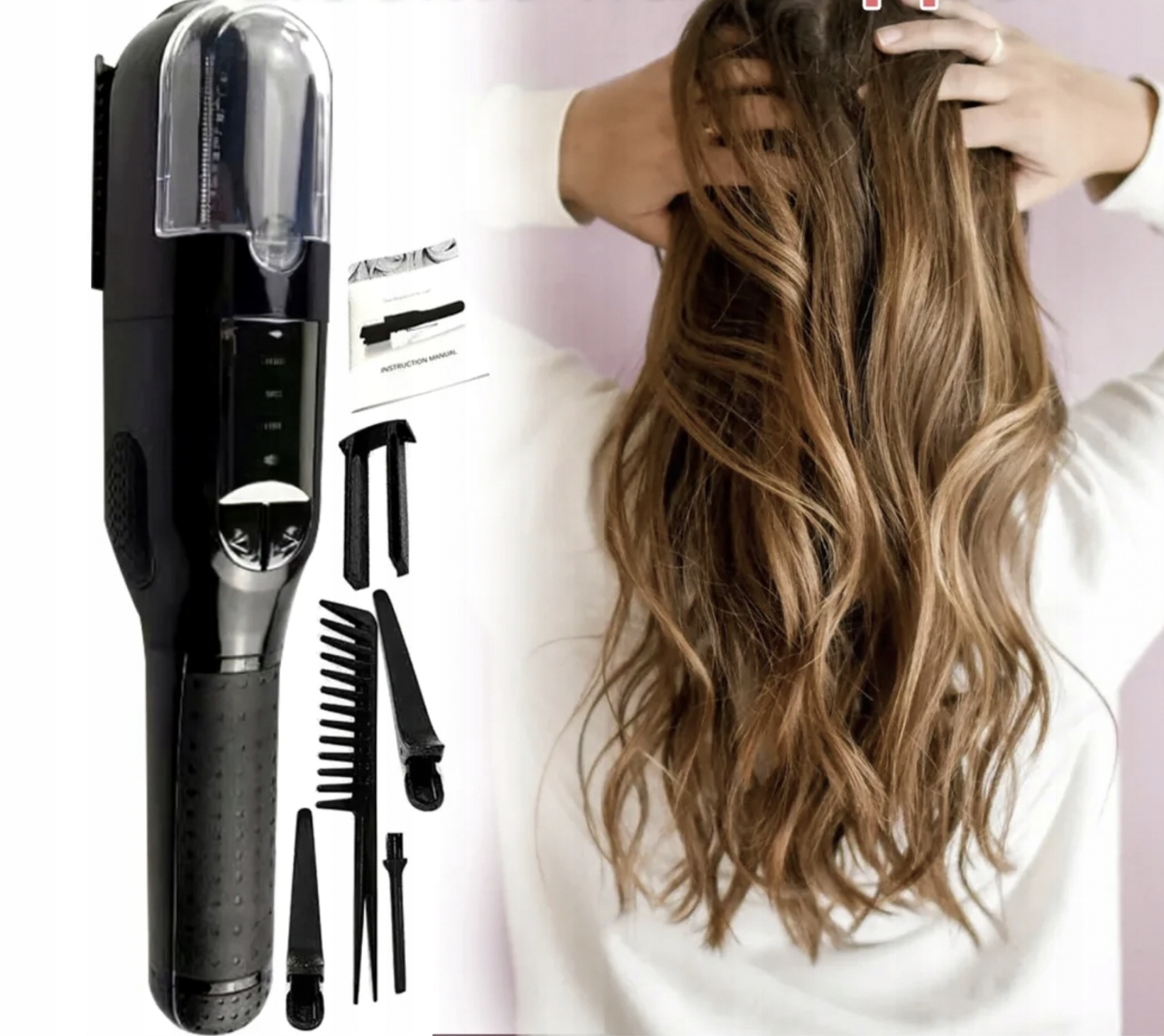 Trymer Szczotka Odcinająca Tylko Rozdwojone Końcówki Rozdwojonych końcówek