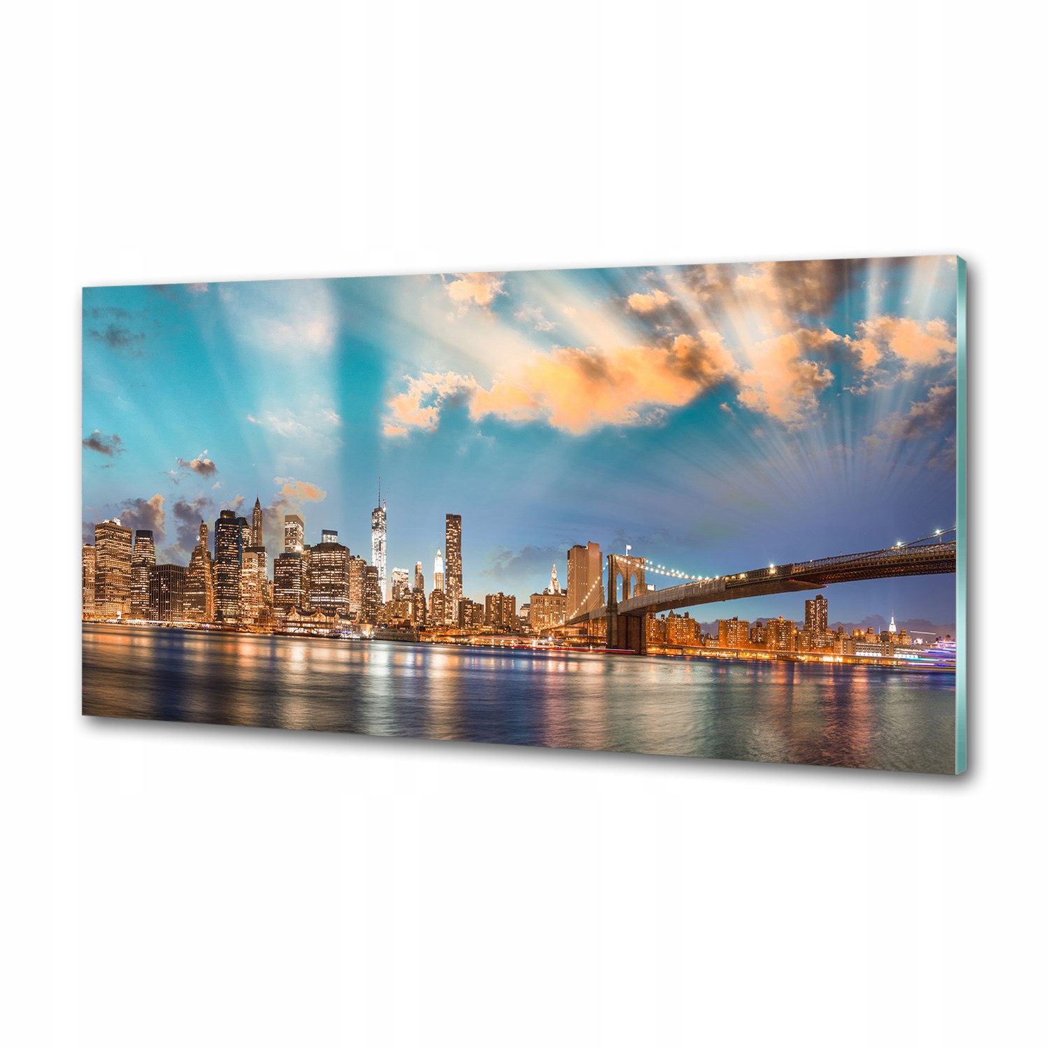 Kuchyňský panel Brooklynský most 120x60 cm Lepidlo