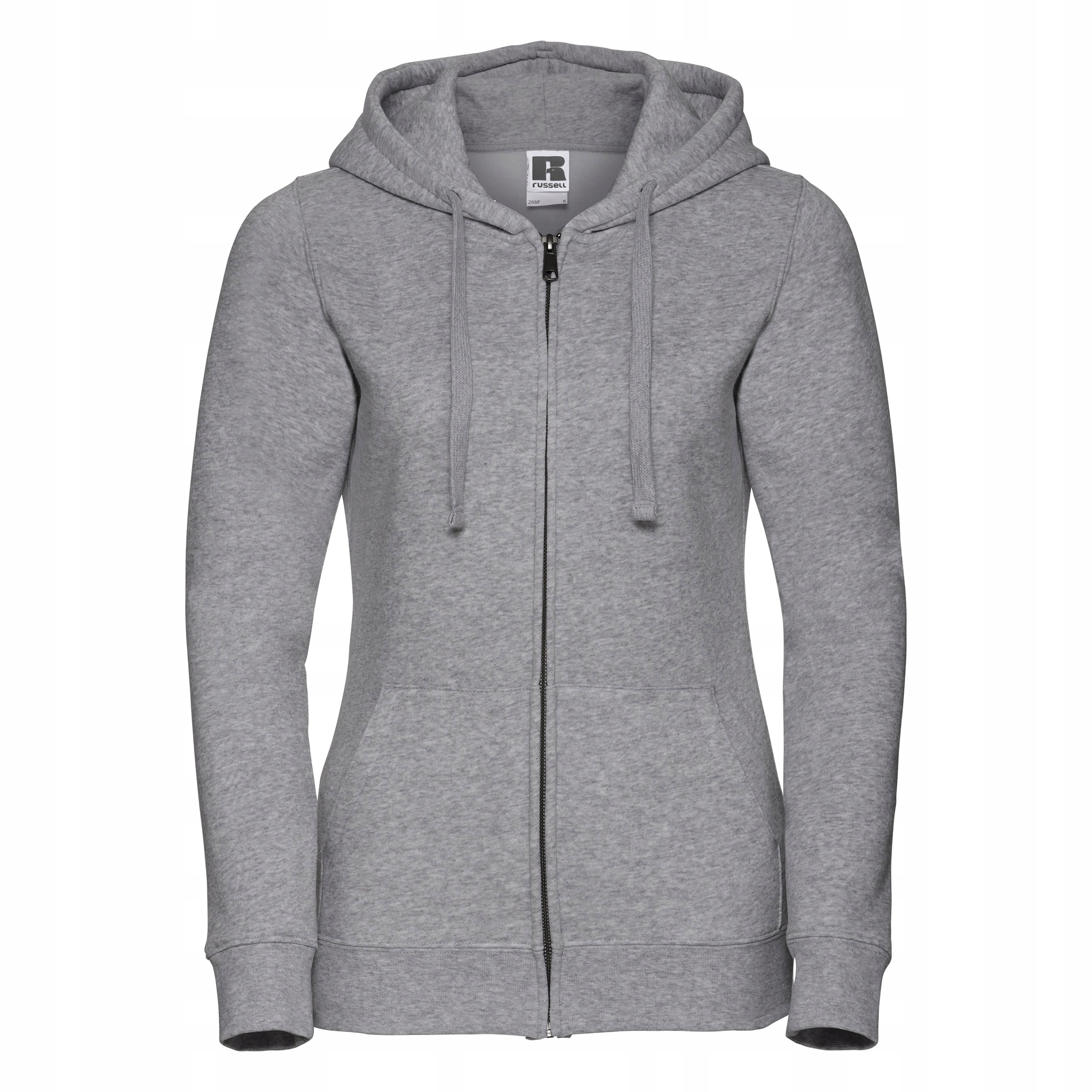 Mikina s kapucí s kapucí, jemná šedá vel. M