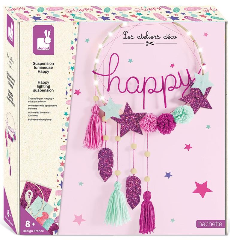 

Łapacz Snów Happy z światełkiem Led Janod 8+