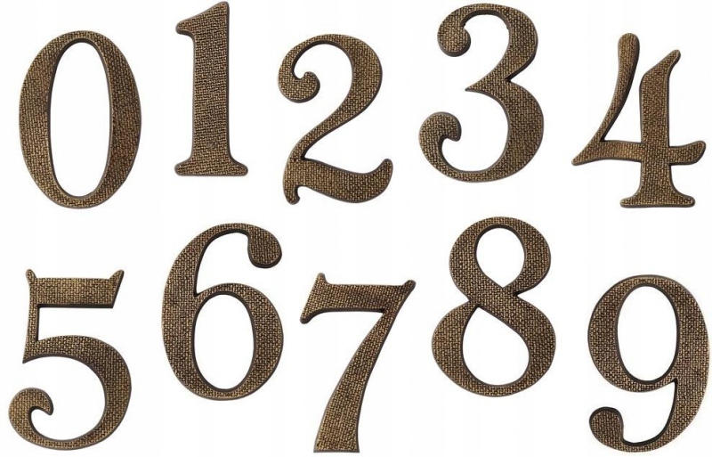 CYFRA NUMER NA DOM BUDYNEK MOSIĘŻNA PATYNA 20 cm 5 Kod producenta 0050/5