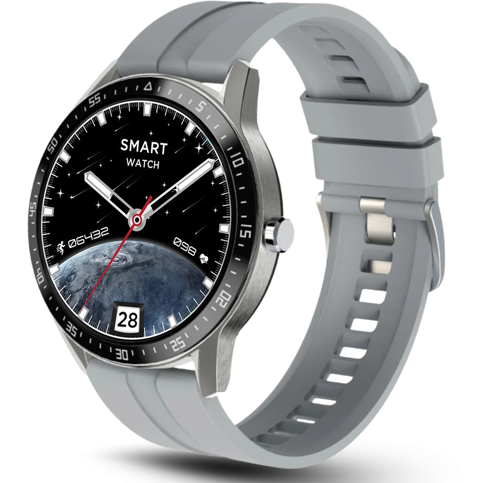 Smartwatch Męski Zegarek G.rossi Sms Kroki Puls Pl