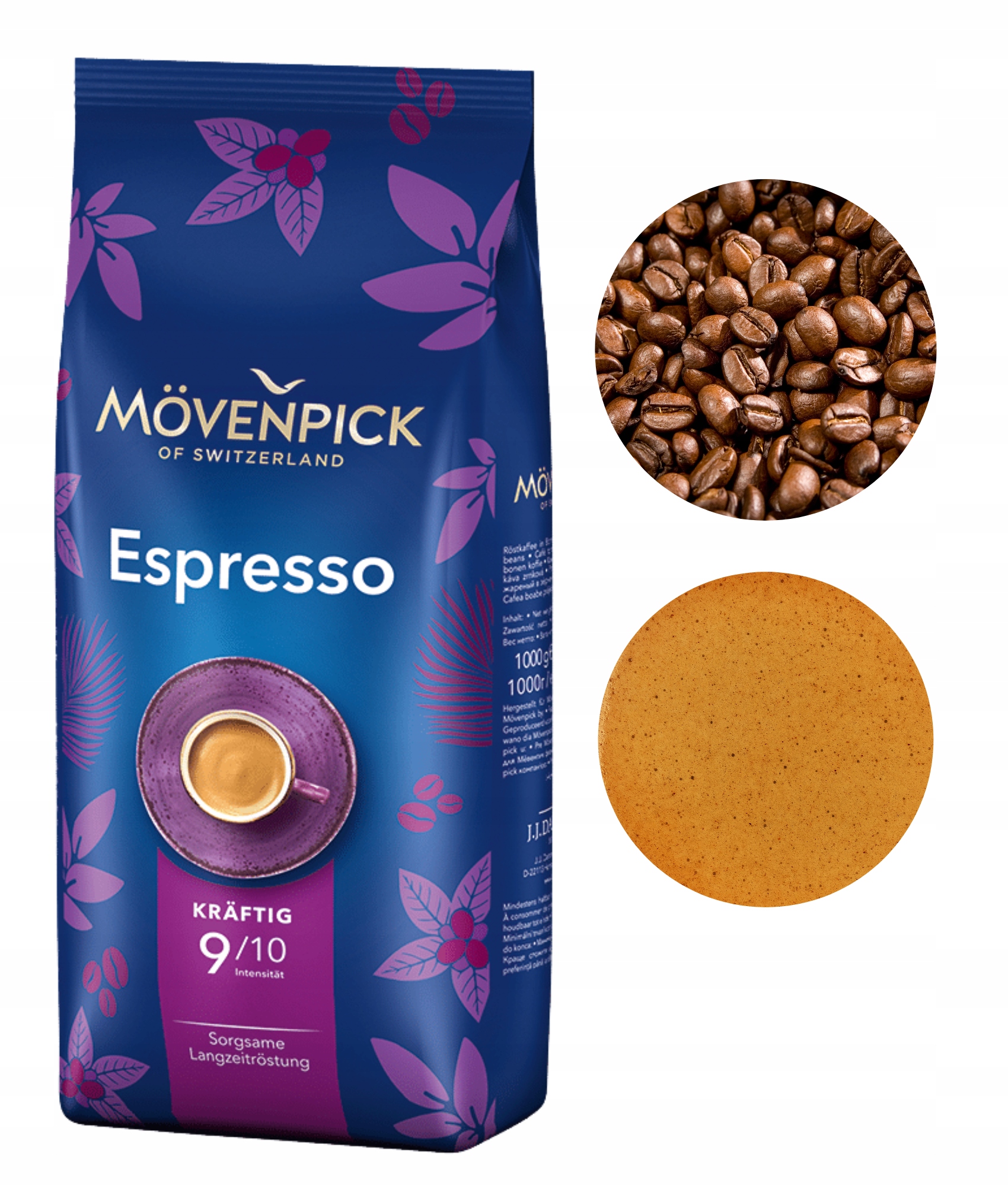 Levně Movenpick Espresso káva zrnková káva 1 kg