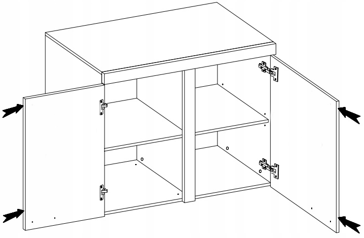 RUMBA KOMODA DL21 2F DĄB LEFKAS+ GRATIS Kolekcja RUMBA