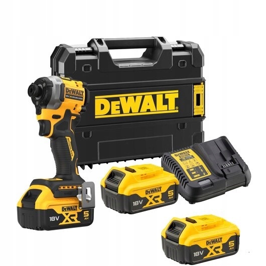 ZAKRĘTARKA AKUMULATOROWA 18V 1/4'' 2*5.0AH DEWALT