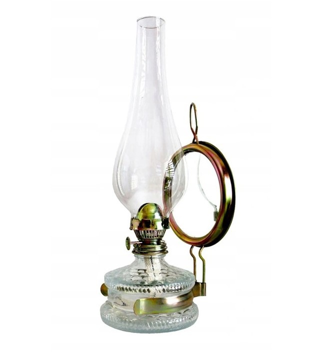 Petrolejová lampa 353 mm, praktická dekorativní zahrada, dům se zrcadlem