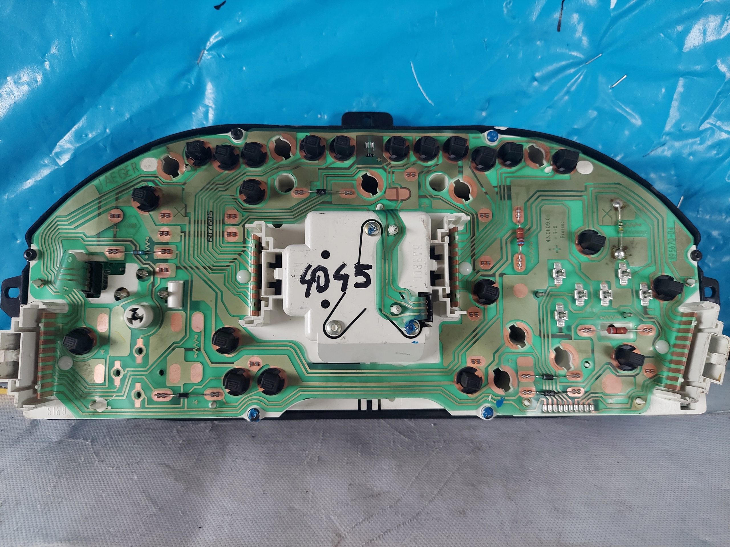 dials clock MEGANE and 1.6 B 7700839644
