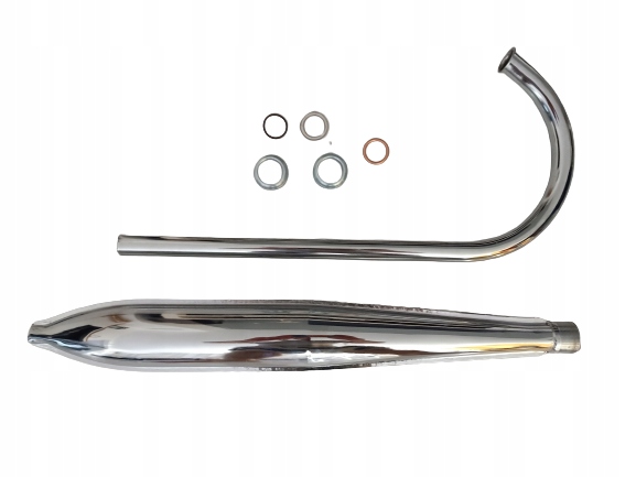 TŁUMIK KOLANKO USZCZELKI KOMAR KOMPLET