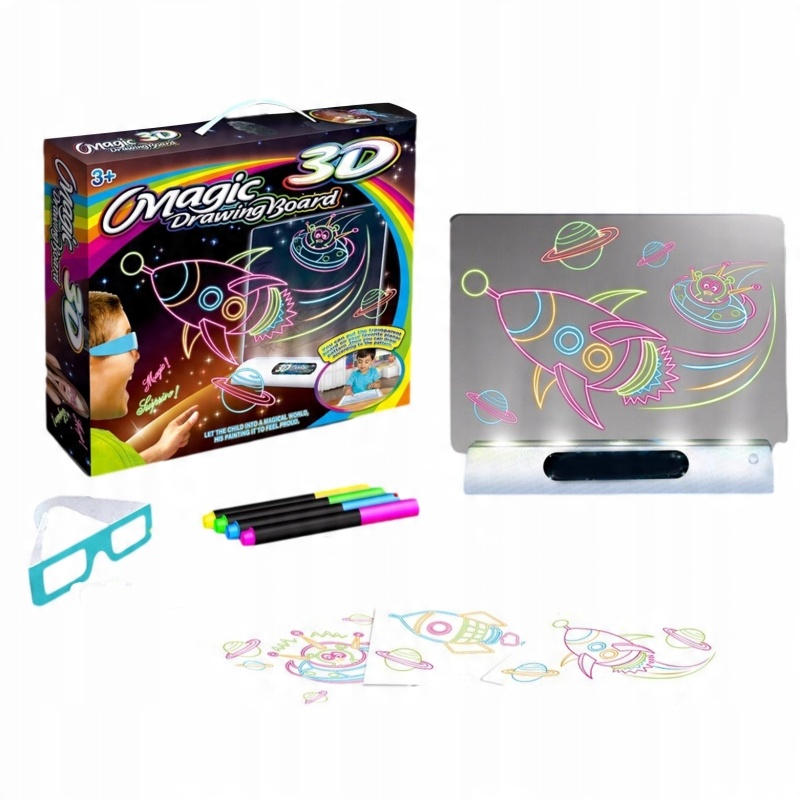 

Kreatywna Magiczna Tablica 3D Led Okulary Kosmos