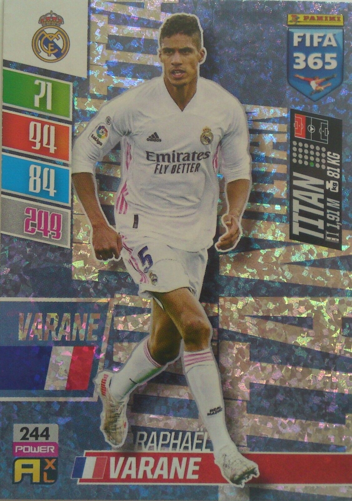 Fifa 365 2022 Titan Raphaël Varane 244
