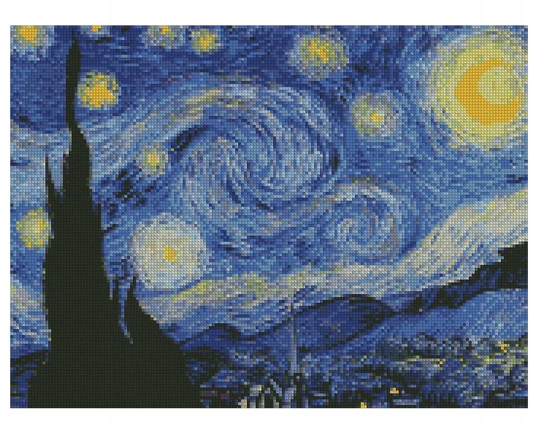 Diamantová Mozaika Vincent Van Gogh 40X50 CM