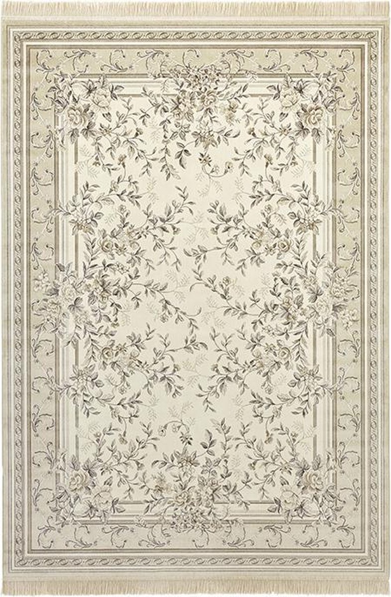 Klasický bavlnený koberec s kvetmi 195 x 300 cm