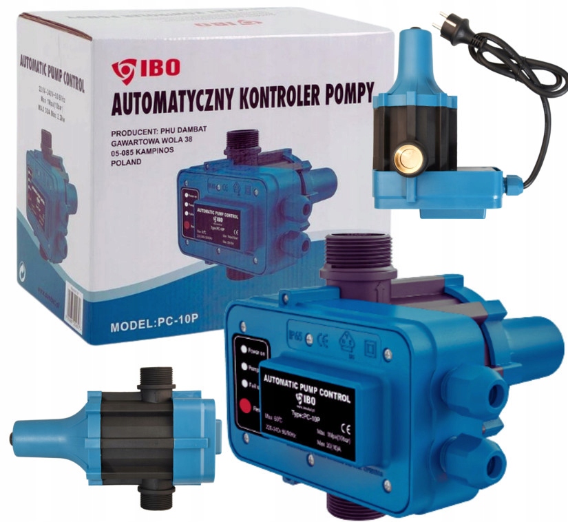 Tlakový Spínač Pre Hydrofor Čerpadla PC-10P Ibo Automatický Suchý Chod