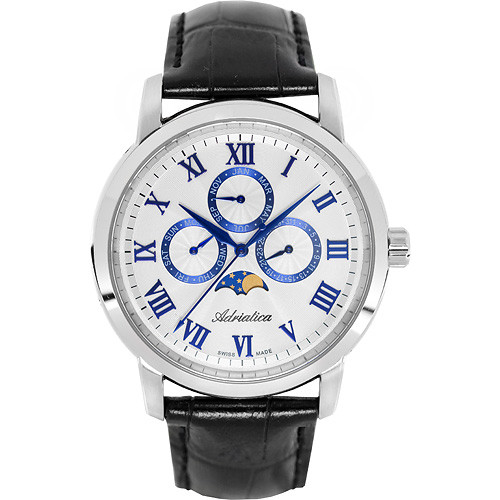 Pánské Hodinky Adriatica A8134.52B3QF s černým řemínkem