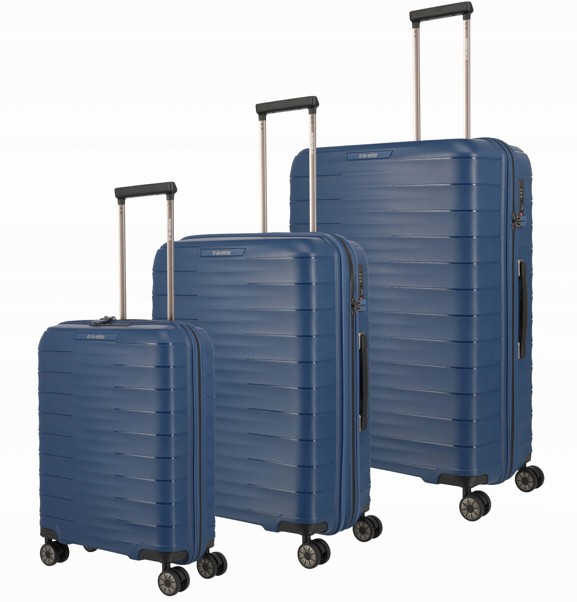 Zestaw Walizek L/m/s Mooby Travelite Niebieski Blue