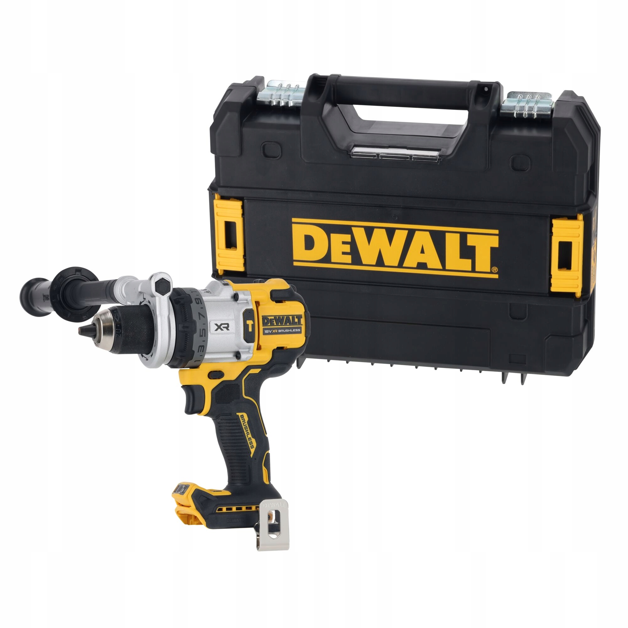 Wiertarko-wkrętarka udar premium bezszczotkowa 18V Xr Tstak DCD1007NT-XJ