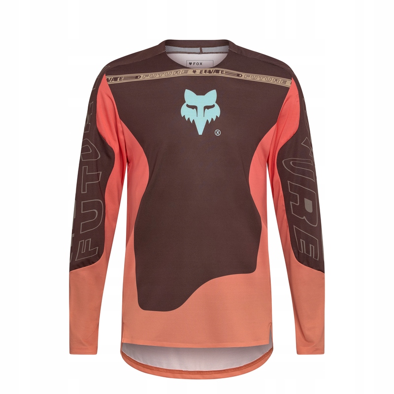 Cyklistický Dres S Dlouhým Rukávem Fox Flexair Elevated Cocoa L