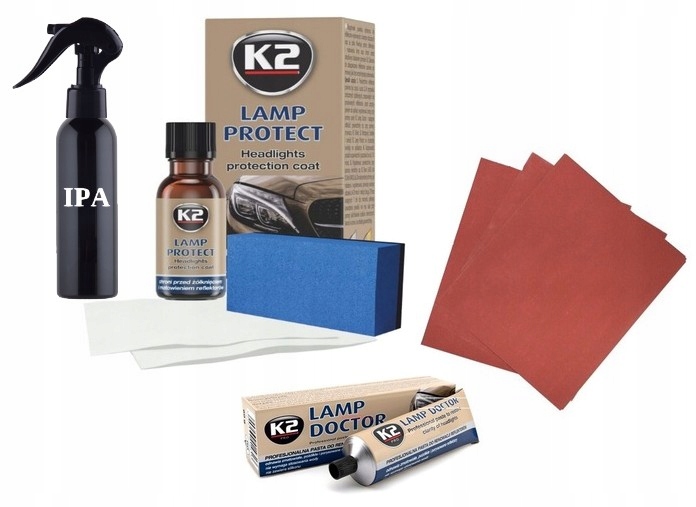 K2 ZESTAW DO REGENERACJI REFLEKTORÓW LAMP POLERKA
