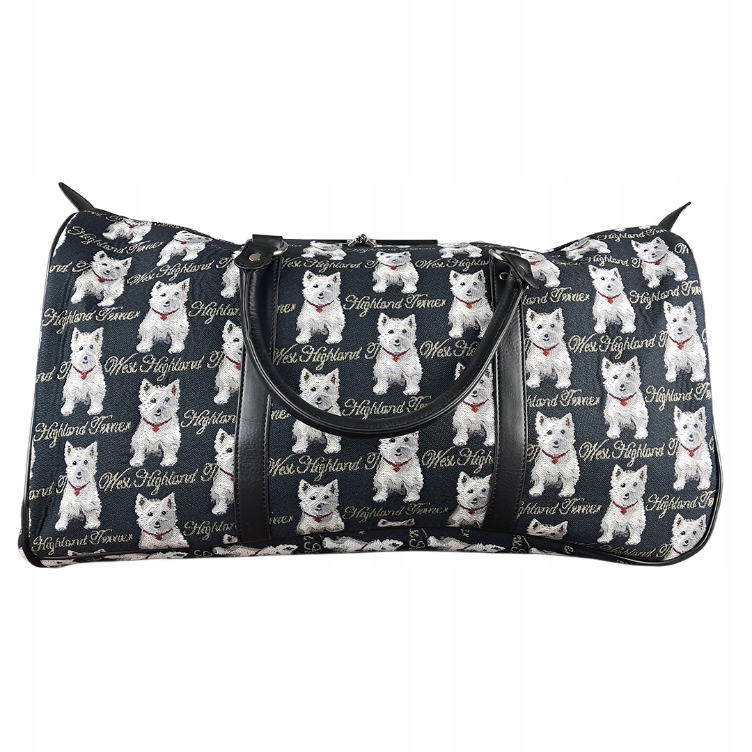 Taška Cestovní taška Gobelin na kolečkách vzor pes, pes, York