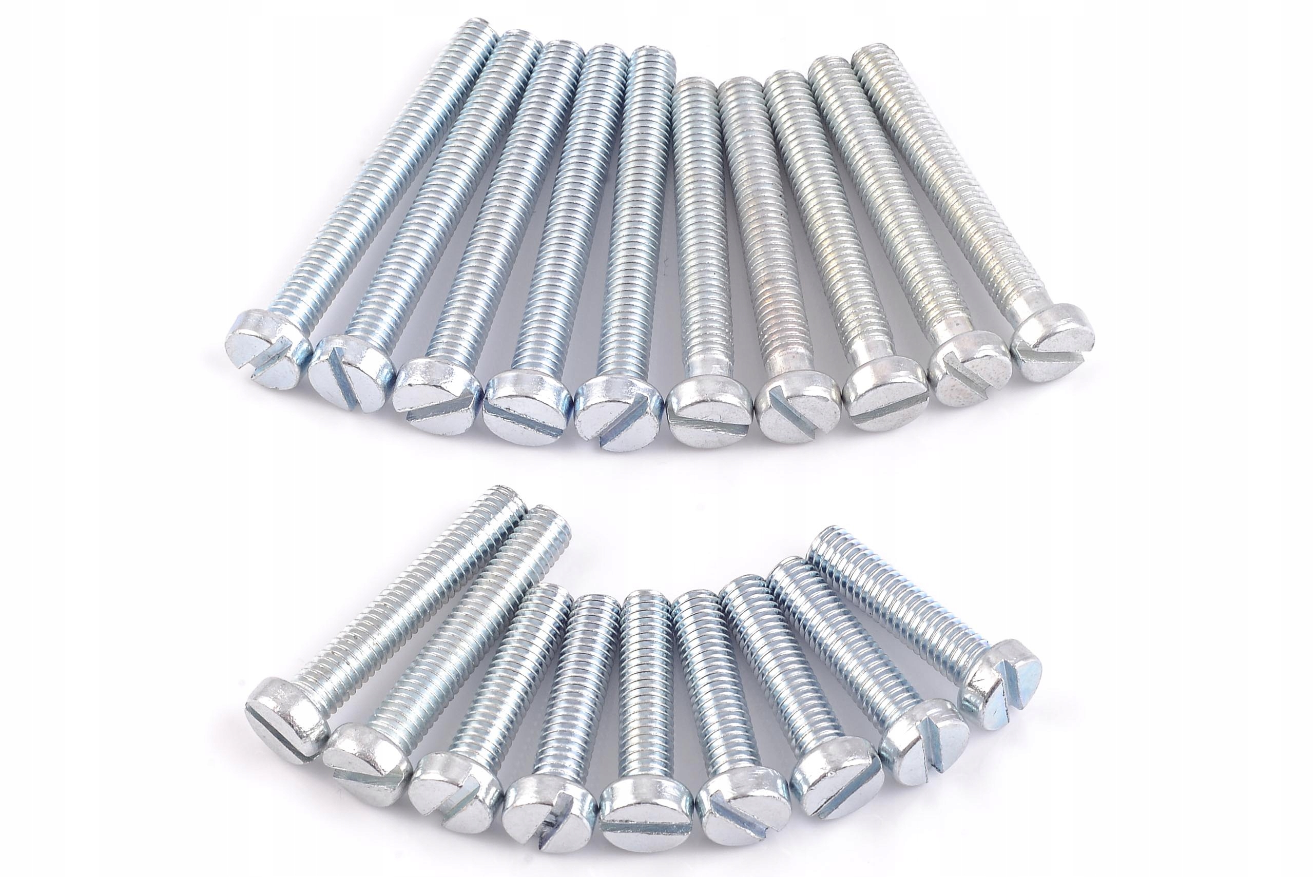 Komplet śrub śruby silnika Romet Komar Motorynka Kadet na płaski śrubokręt