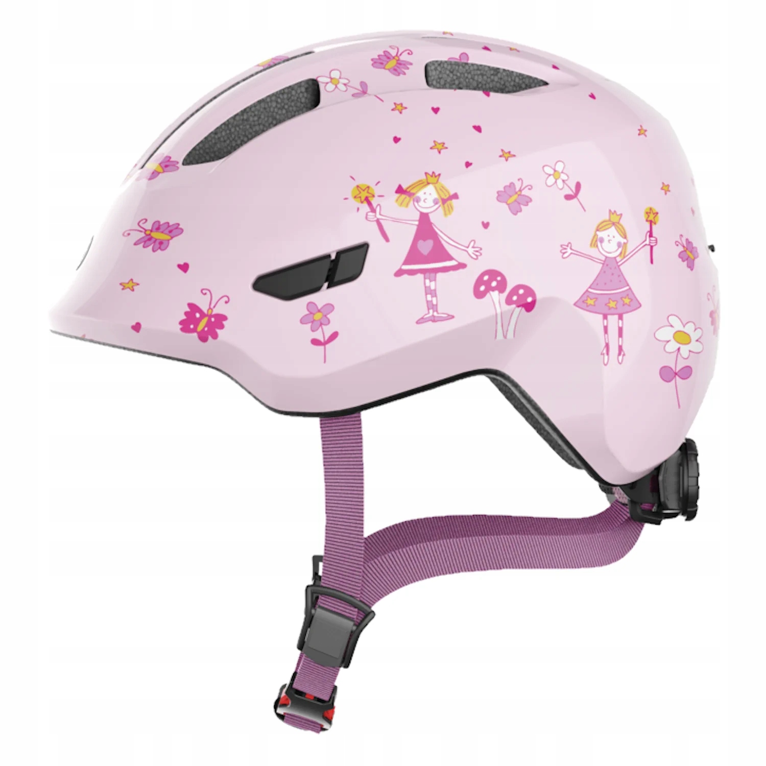 Dětská cyklistická helma Abus Smiley 3.0 rose princess S