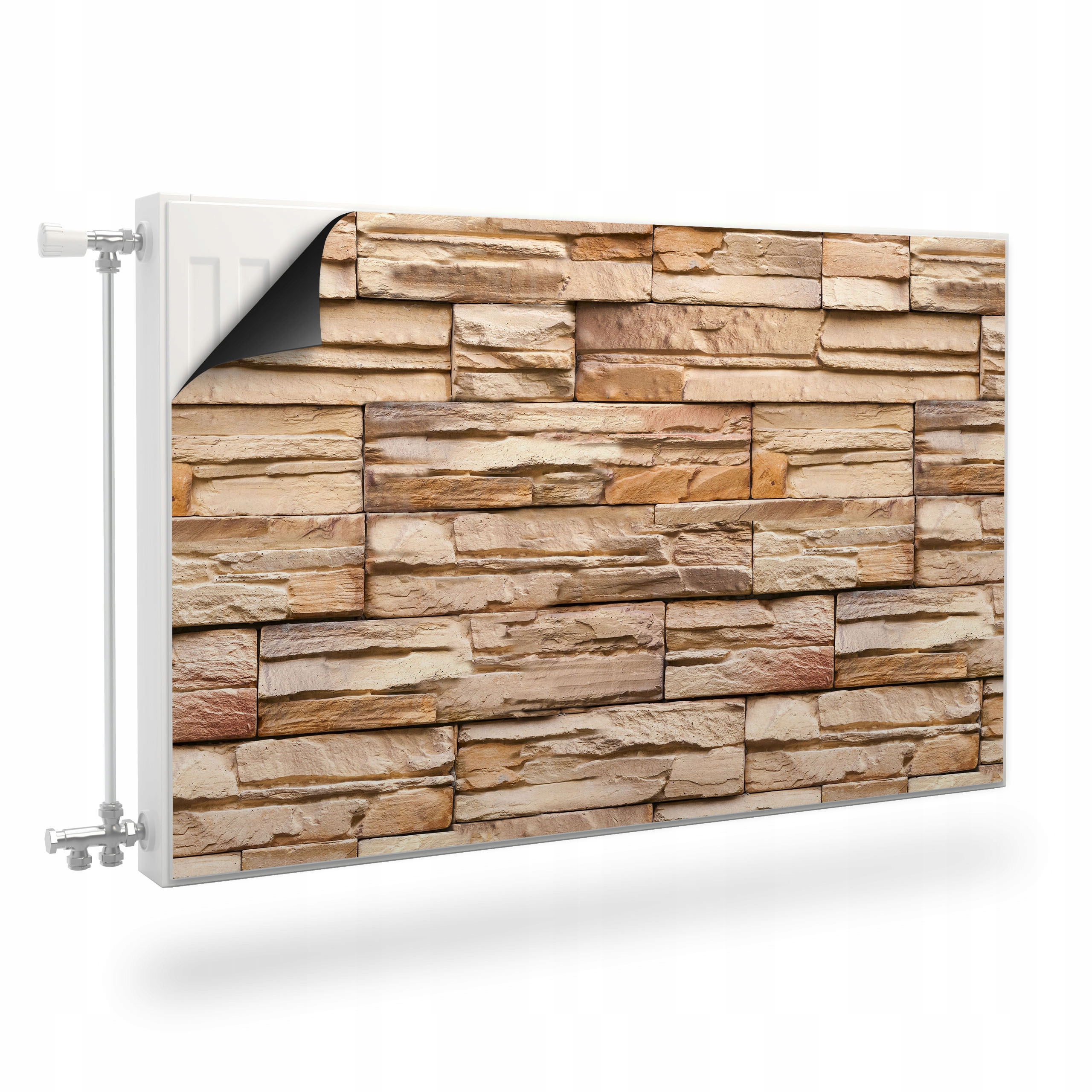Magnetická Podložka Na Radiátor Kámen Břidlice Cihla Efekt 3D 120x60