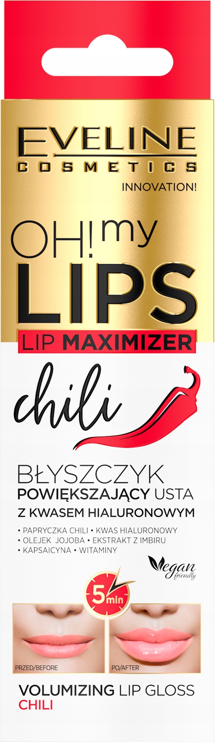 

Eveline Oh! My Lips Błyszczyk powiększa usta Chili