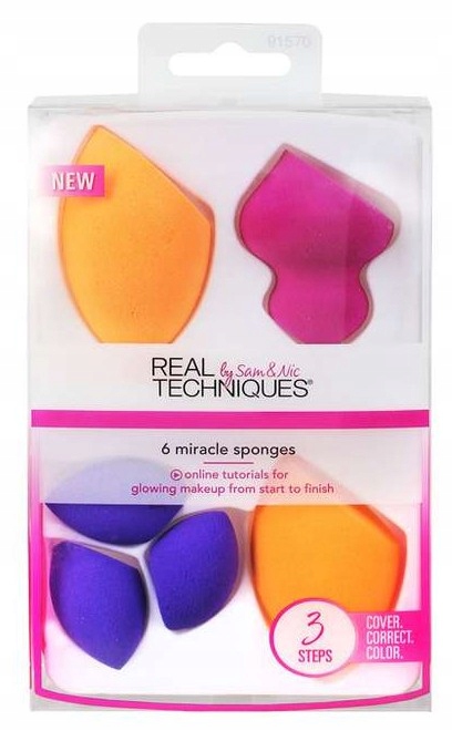 Real Techniques 3 Steps Sada Houbiček Na Líčení