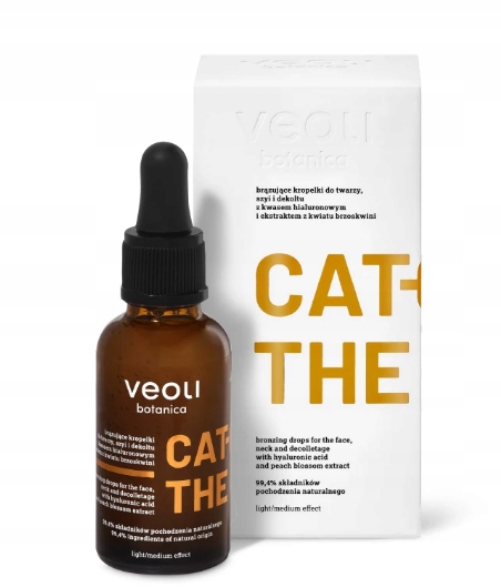 Veoli Botanica Catch The Sun Bezbarvé bronzující kapky na obličej 30 ml