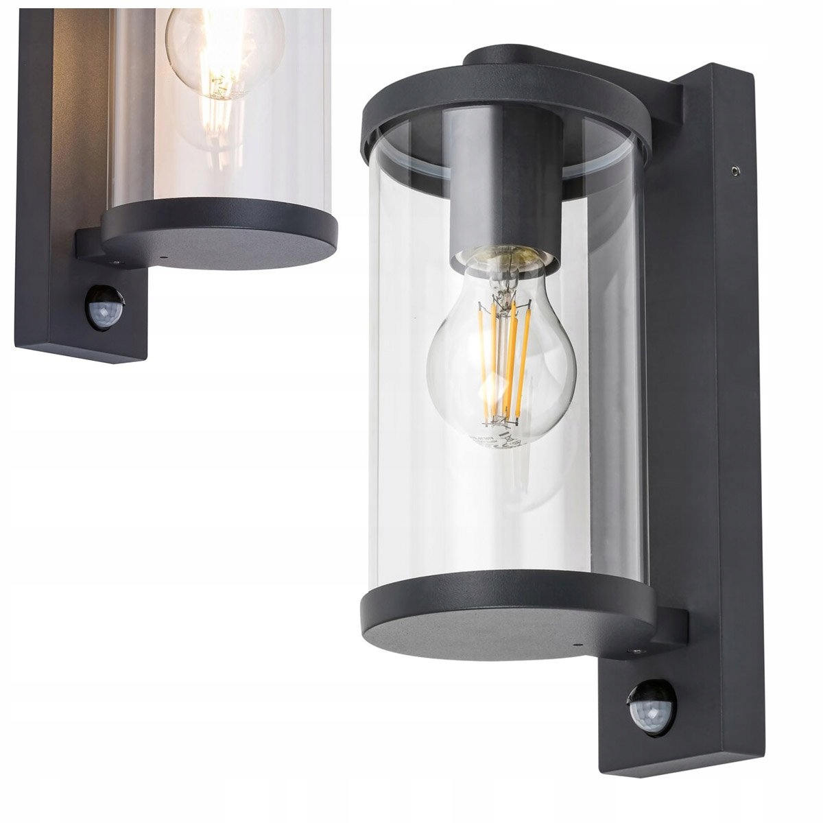 Vonkajšie nástenné svietidlo na terasu IP44 E27 sklo Silistra 7892 Rabalux