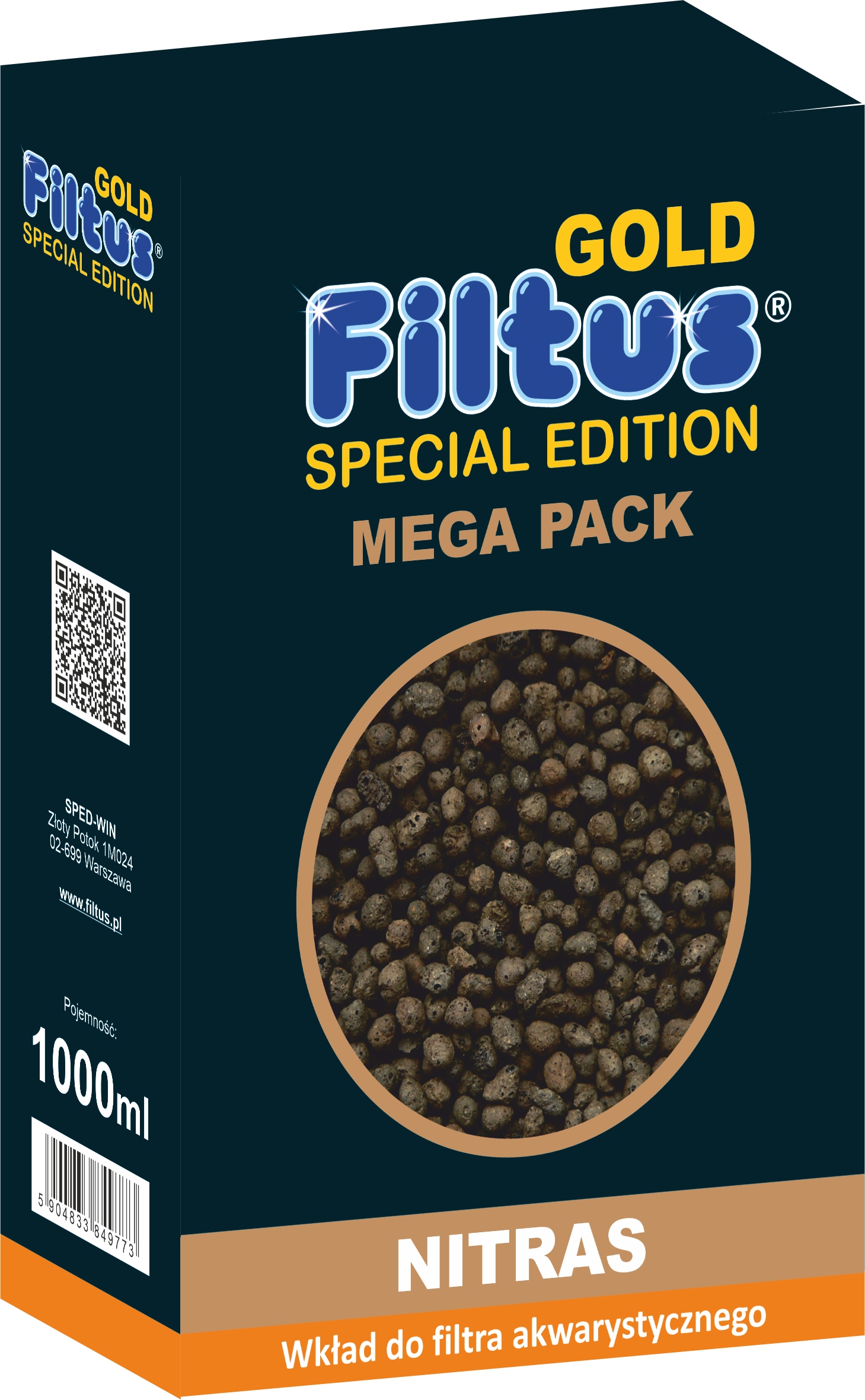 

Nitras 1000ml Filtus Wkład Biologiczny z glinki