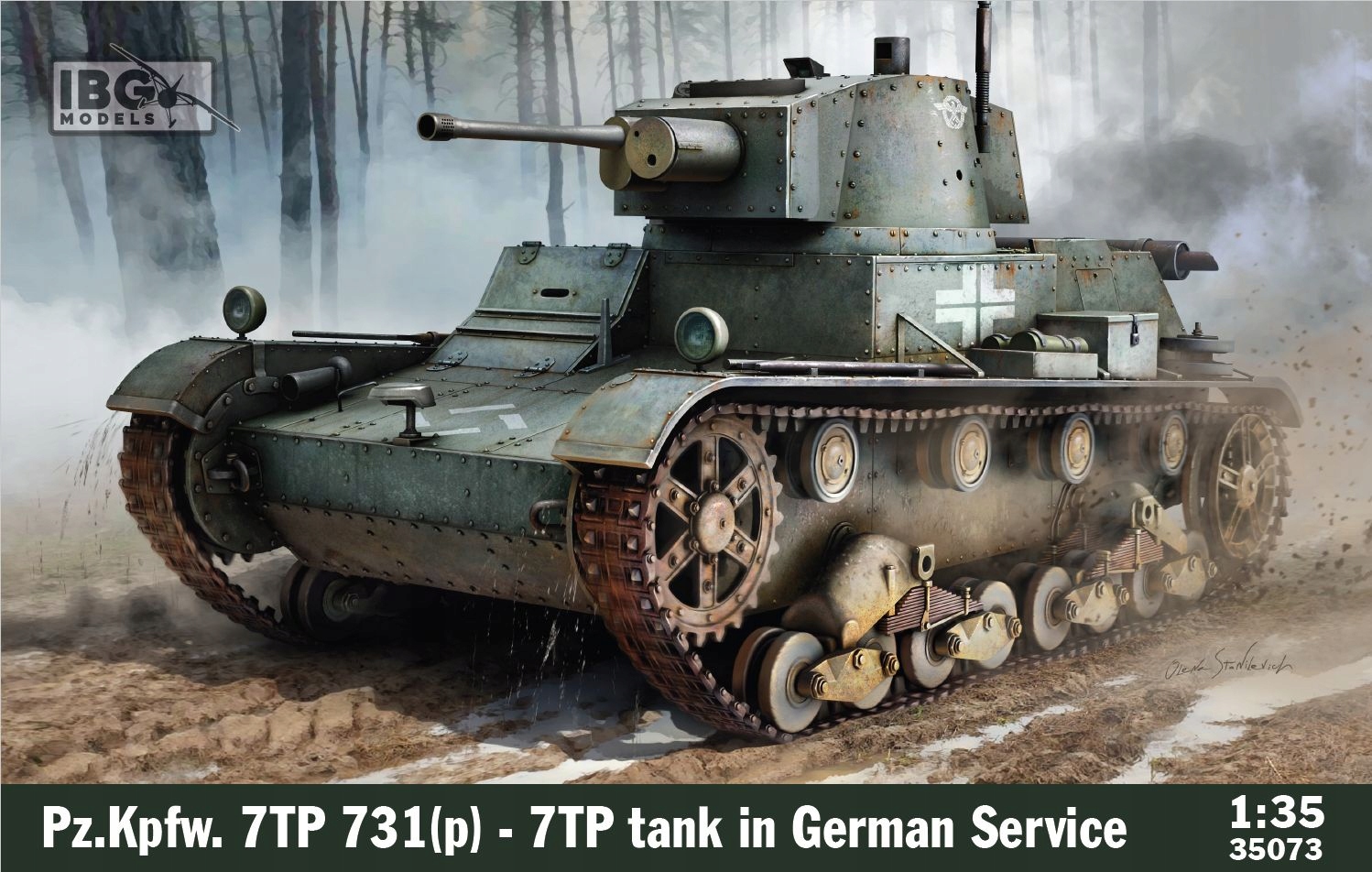 Ibg 35073 1/35 Pz.Kpfw. 7TP 731(p) (německy)
