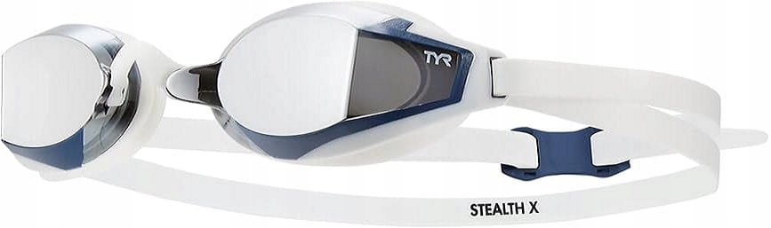 Okulary startowe Tyr Stealth-X Mirrored Silver/White