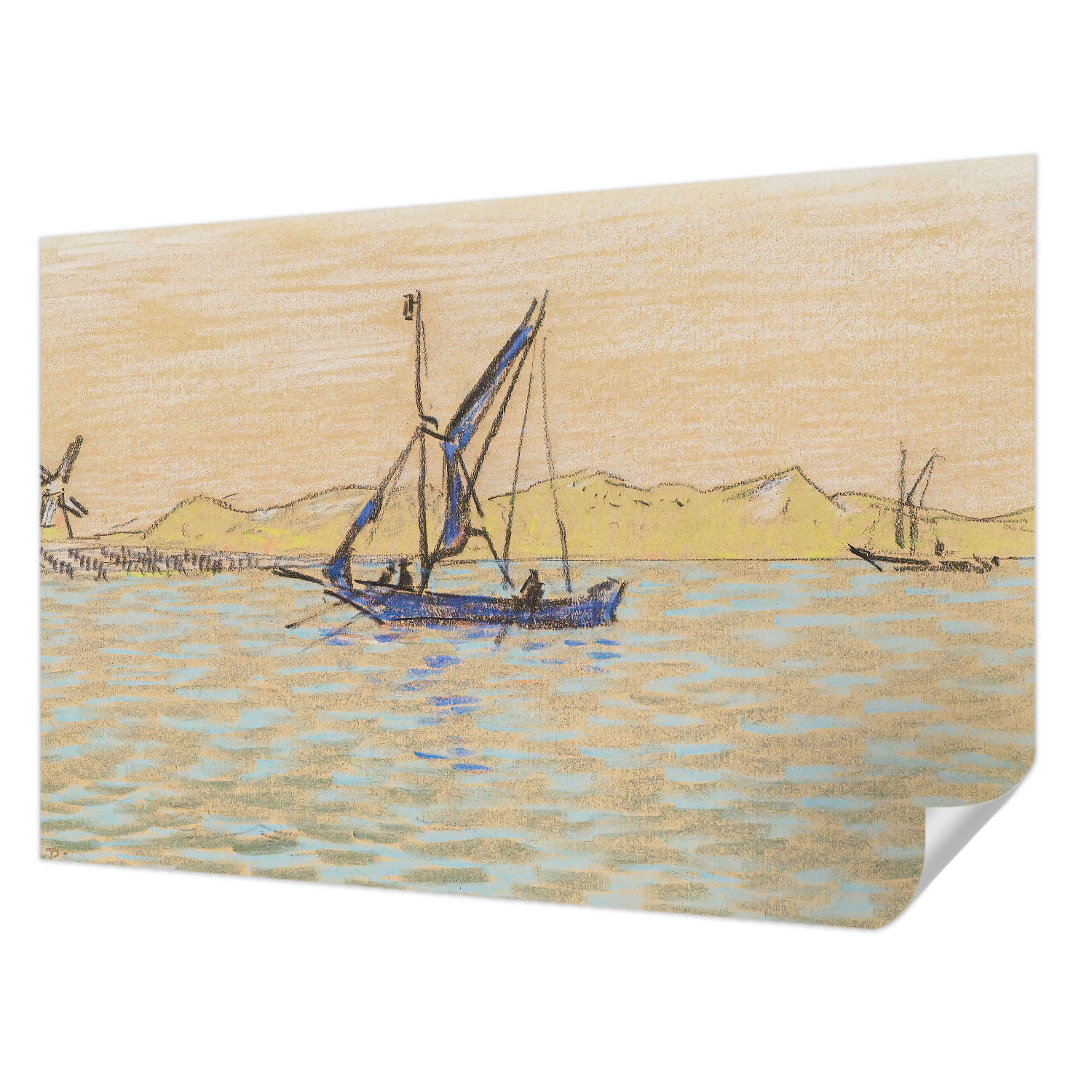 Fototapeta Samolepicí Elegantní dekorace domu Moře Klid 104x70 cm