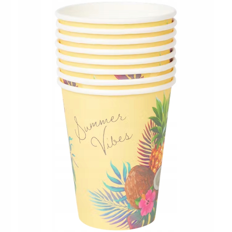 

Kubeczki Papierowe Jednorazowe Owoce 8 sztuk