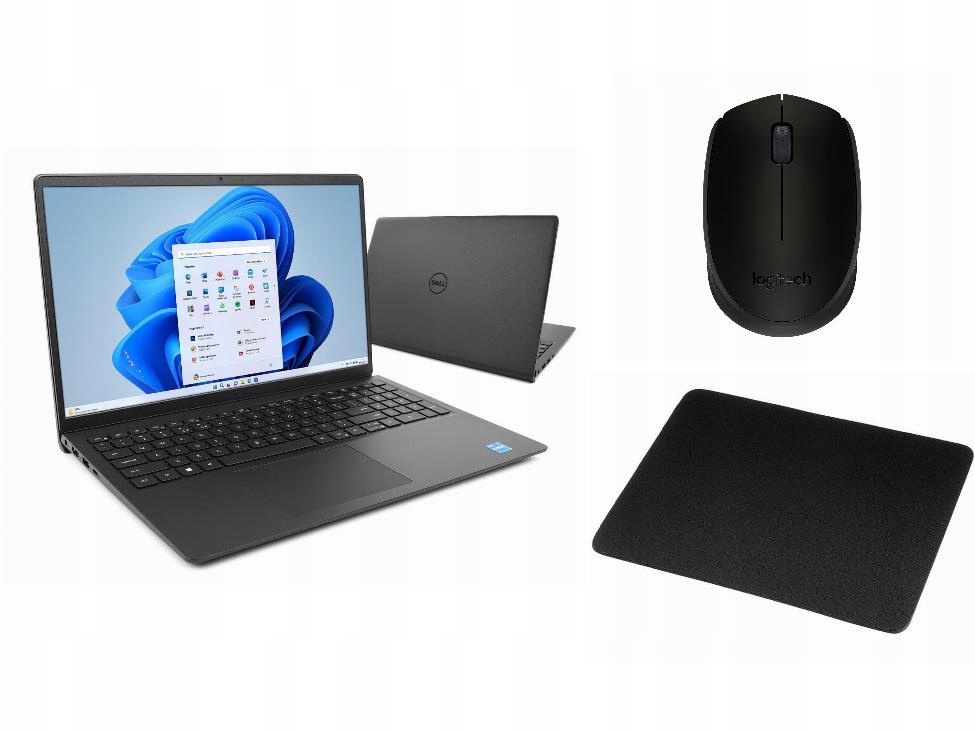 Laptop Dell Windows 11 Pro Intel Core i5 Stylowa Myszka Podkładka