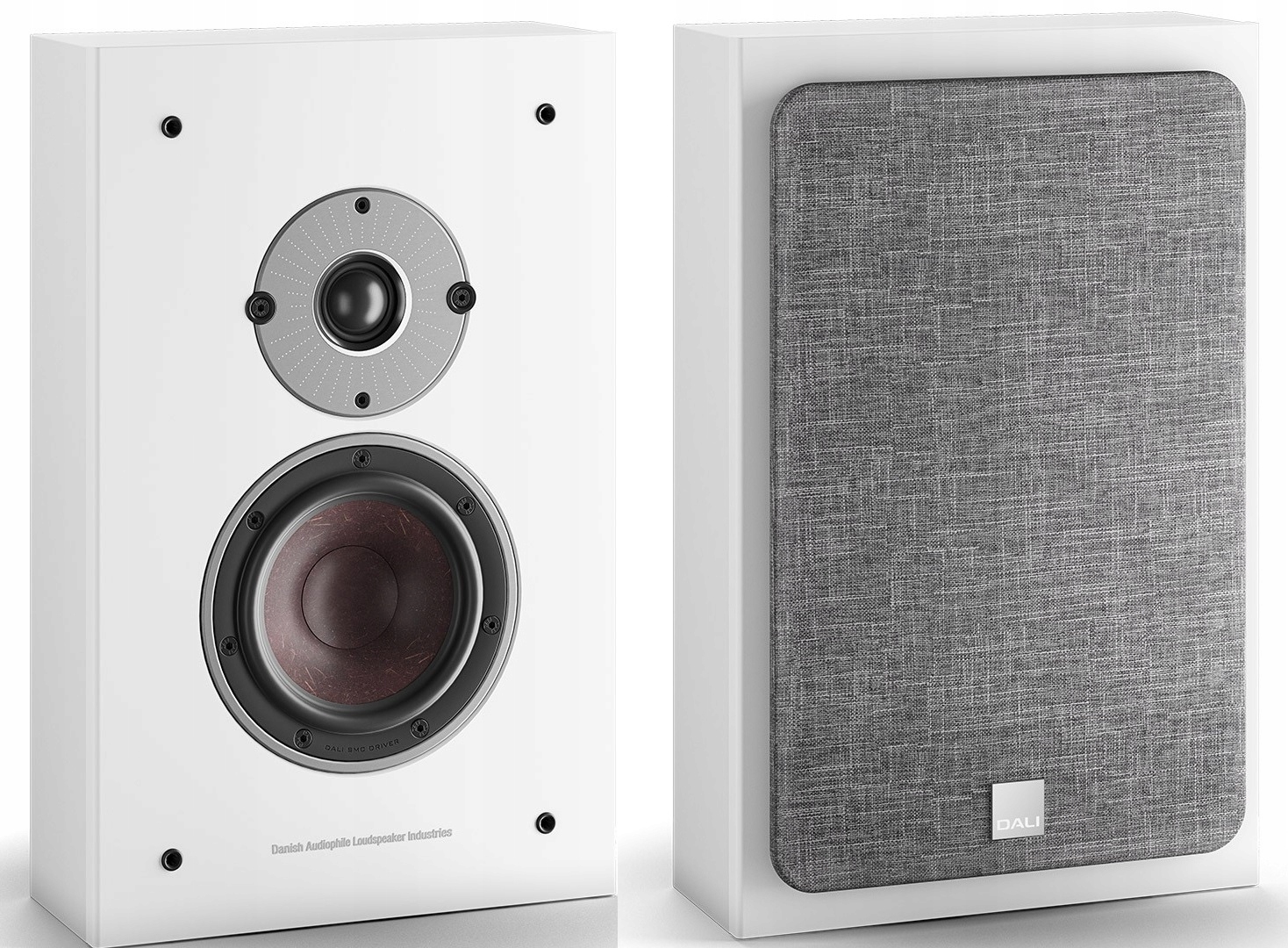 Dali Oberon On-wall White Bílé – Krásné Nástěnné Reproduktory S Basreflexem