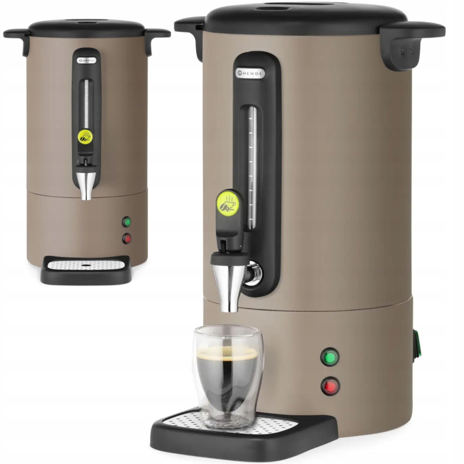 Lúhovač na kávu s odkvapkávacím kohútikom Uniq 7 l 1050 W taupe