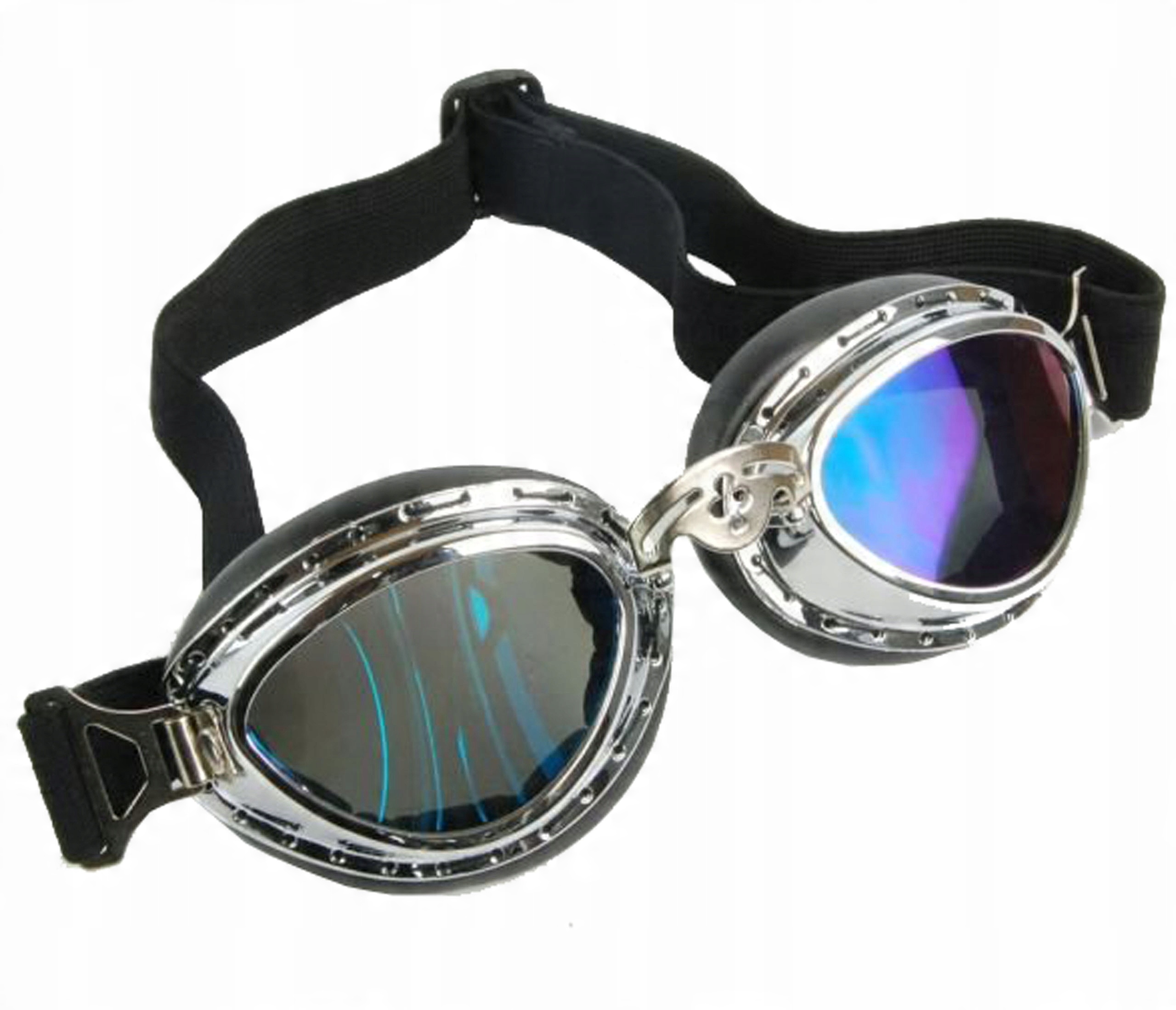 

Gogle Motocyklowe Weteran Małe Chrom Model T07